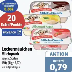 Aktiv Irma Leckermäulchen Milchquark Angebot