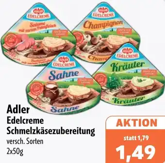 Aktiv Irma Adler Edelcreme Schmelzkäsezubereitung Angebot