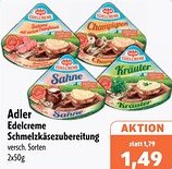 Aktiv Irma Adler Edelcreme Schmelzkäsezubereitung Angebot