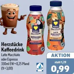 Aktiv Irma EDEKA Herzstücke Kaffeedrink Angebot