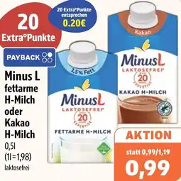 Aktiv Irma Minus L fettarme H-Milch oder Kakao H-Milch Angebot