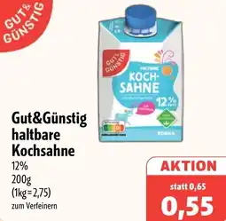 Aktiv Irma Gut&Günstig haltbare Kochsahne Angebot