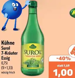 Aktiv Irma Kühne Surol 7-Kräuter Essig Angebot