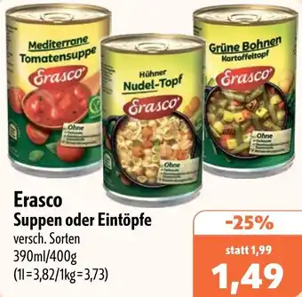 Aktiv Irma Erasco Suppen oder Eintöpfe Angebot