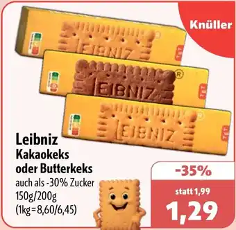 Aktiv Irma Leibniz Kakaokeks oder Butterkeks Angebot