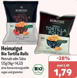 Aktiv Irma Heimatgut Bio Tortilla Rolls Angebot