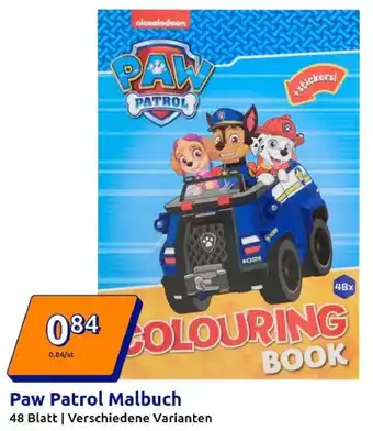 Action Paw Patrol Malbuch Angebot