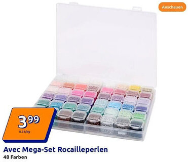 Action Avec Mega-Set Rocailleperlen Angebot