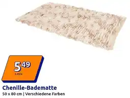 Action Chenille-Badematte Angebot