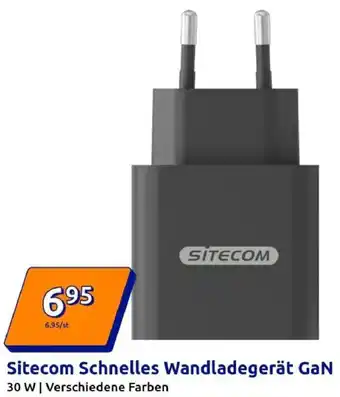 Action Sitecom Schnelles Wandladegerät GaN Angebot