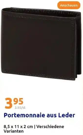 Action Portemonnaie aus Leder Angebot