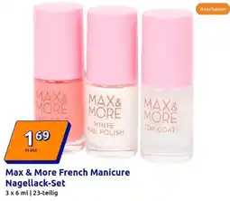 Action Max & More French Manicure Nagellack-Set Angebot