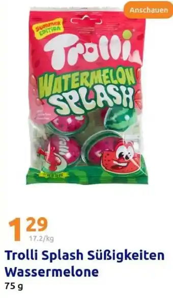 Action Trolli Splash Süßigkeiten Wassermelone Angebot