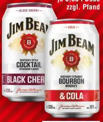 Handelshof Jim Beam Kentuckey Straight Bourbon Whiskey & Cola Angebot
