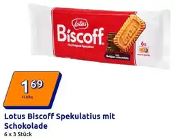 Action Lotus Biscoff Spekulatius mit Schokolade Angebot