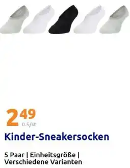 Action Kinder-Sneakersocken Angebot