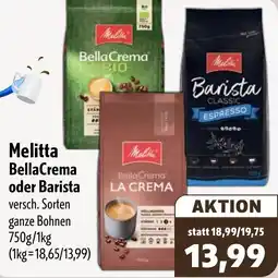 Aktiv Irma Melitta BellaCrema oder Barista Angebot