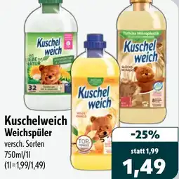 Aktiv Irma Kuschelweich Weichspüler Angebot