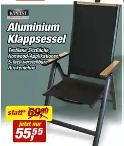 Posten Börse KYNAST Aluminium Klappsessel Angebot