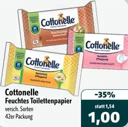 Aktiv Irma Cottonelle Feuchtes Toilettenpapier Angebot