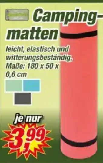 Posten Börse Campingmatten Angebot