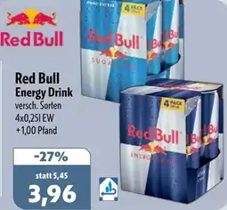 Aktiv Irma Red Bull Energy Drink Angebot