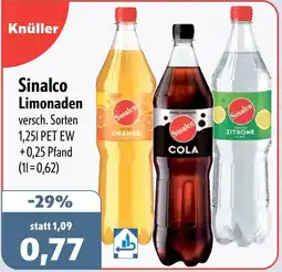 Aktiv Irma Sinalco Limonaden Angebot