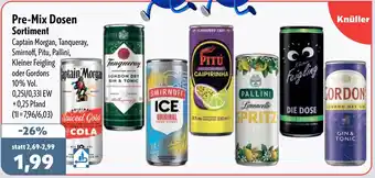 Aktiv Irma Pre-Mix Dosen Sortiment Angebot
