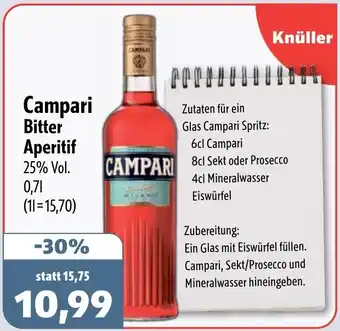 Aktiv Irma Campari Bitter Aperitif Angebot