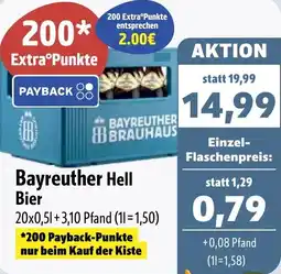 Aktiv Irma Bayreuther Hell Bier Angebot