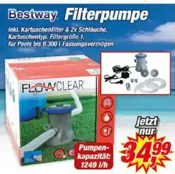Posten Börse Bestway Filterpumpe Angebot