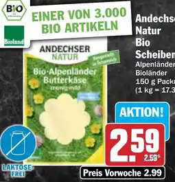 Hit Andechser Natur Bio Scheibenkäse Angebot
