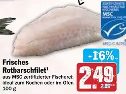 Hit Frisches Rotbarschfilet Angebot