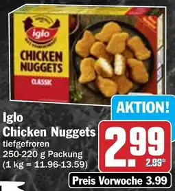 Hit Iglo Chicken Nuggets Angebot