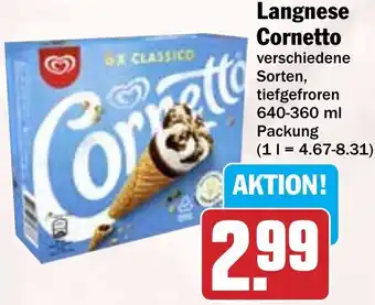 Hit Langnese Cornetto Angebot