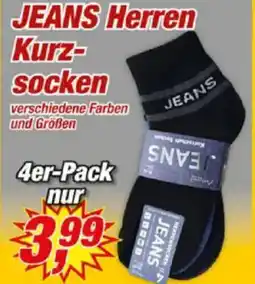 Posten Börse JEANS Herren Kurzsocken 4er-Pack Angebot