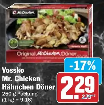 Hit Vossko Mr. Chicken Hähnchen Döner Angebot