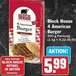 Hit Block House 4 American Burger Angebot