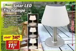 Posten Börse KYNAST Solar LED Tischlampe Angebot
