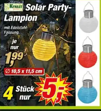 Posten Börse KYNAST Solar Party- Lampion Angebot