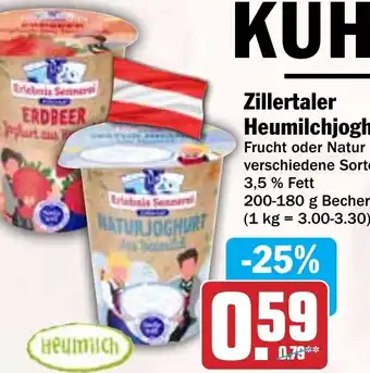 HIT Zillertaler Heumilchjoghurt Angebot