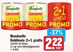 Hit Bonduelle Goldmais 2+1 gratis Angebot