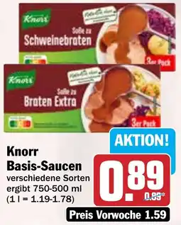 Hit Knorr Basis-Saucen Angebot