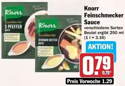 Hit Knorr Feinschmecker Sauce Angebot