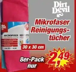 Posten Börse Dirt Devil Mikrofaser Reinigungstücher Angebot