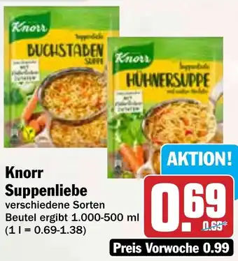 Hit Knorr Suppenliebe Angebot