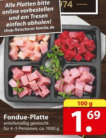Famila Nord Ost Fondue-platte Angebot