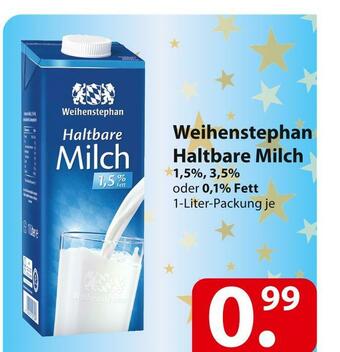 Famila Nord Ost Weihenstephan haltbare milch Angebot