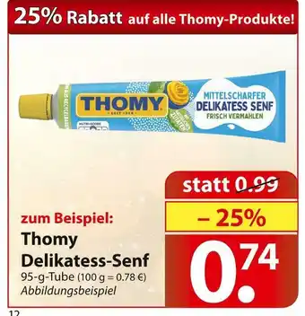 Famila Nord Ost Thomy delikatess-senf Angebot