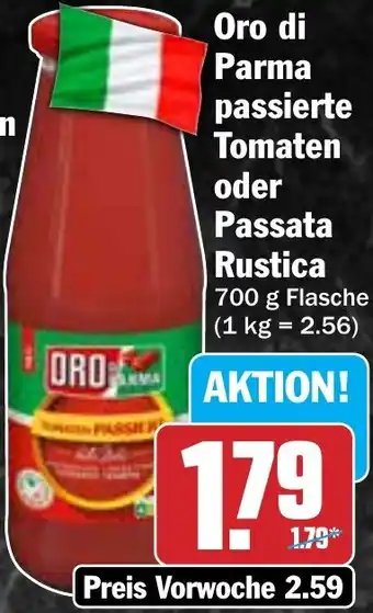 Hit Oro di Parma passierte Tomaten oder Passata Rustica Angebot